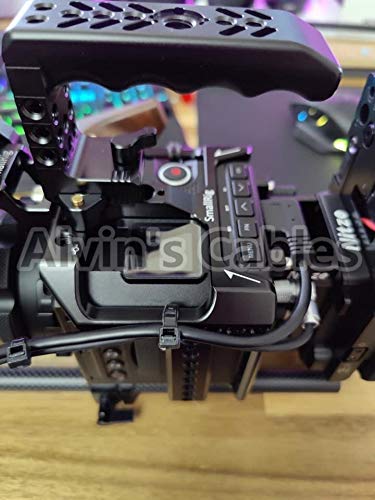 [AUSTRALIA] - Alvin's Cables Z Cam E2 L Shape 4K 60P HDMI Cable for Atomos Shinobi Ninja V Monitor and Portkeys BM5 Right Angle to Right Angle High Speed HDMI Cord Right Angle to Right Angle Upgrade 11.8 inches 