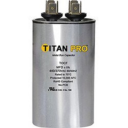 Motor Run Capacitor, 5 MFD, 2-3/4 in. H