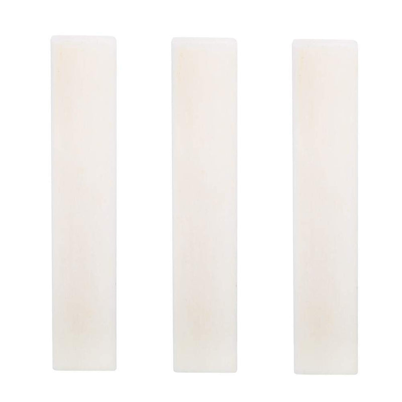 DIY String Pillow Nut,Blank Buffalo Bone Nut String Pillow for Guitar and Bass Musical Instrument Accessories(3Pcs) 3Pcs