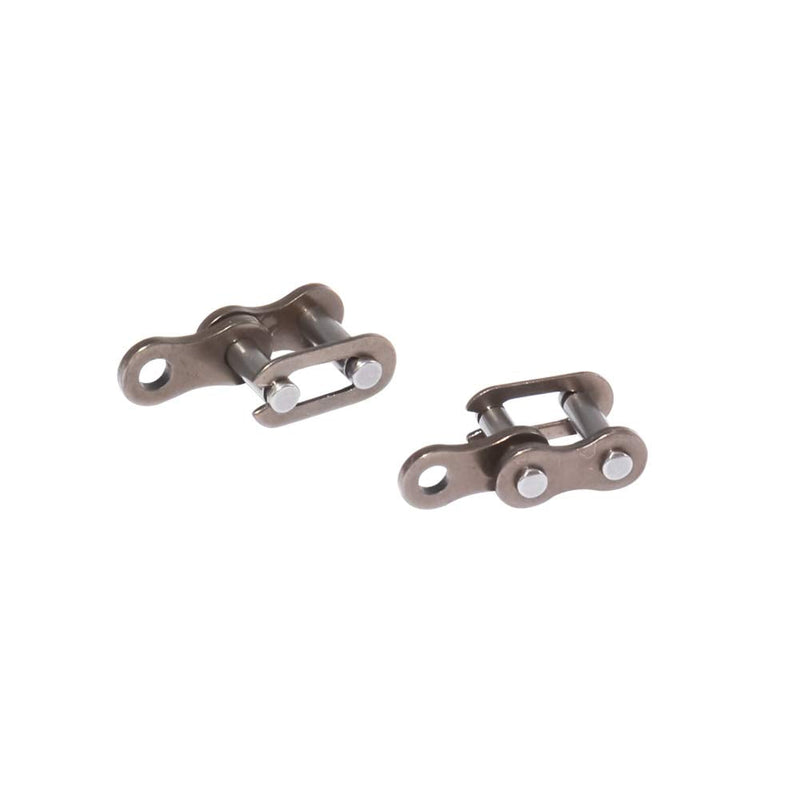 2M #25 Roller Chain with 1 Connector Connecting Link for Go Kart, Mini Bike Chain Replacements
