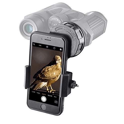 SOLOMARK Cell Phone Photography Adapter Mount -Compatible Telescope Binoculars Monocular, Fit Almost Brands Smartphones