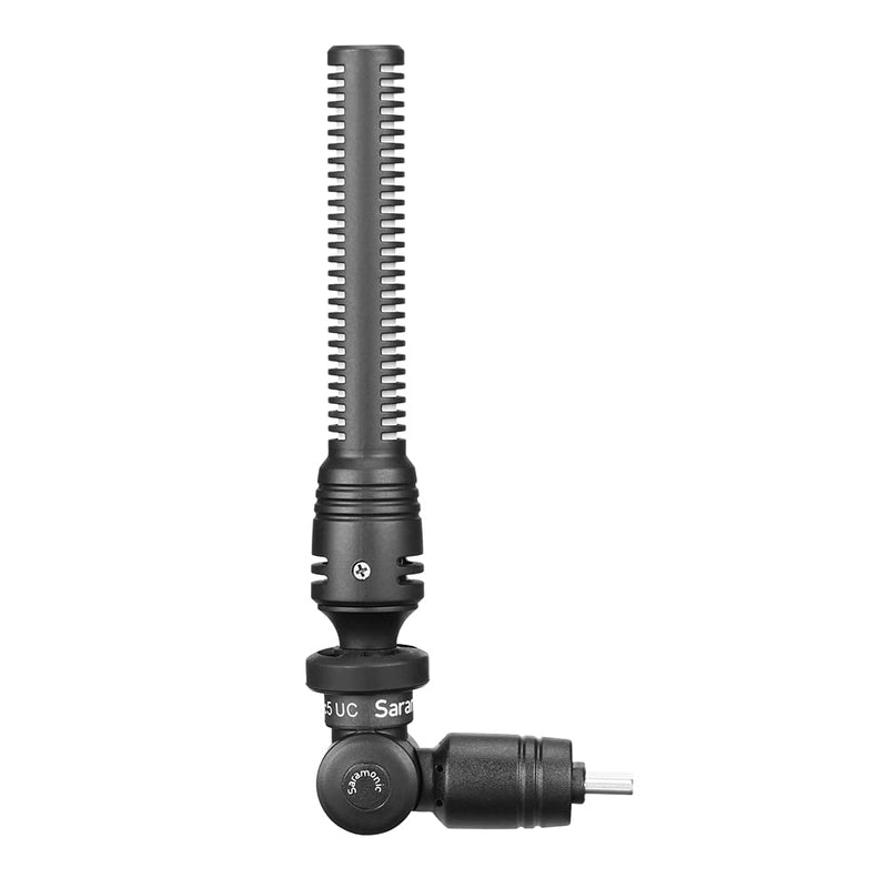 Saramonic Unidirectional Micro-Shotgun Microphone with USB-C Output for Android Smartphones or Tablets, and iPad Pro or iPad Air (SmartMic5 UC), SMARTMIC5UC