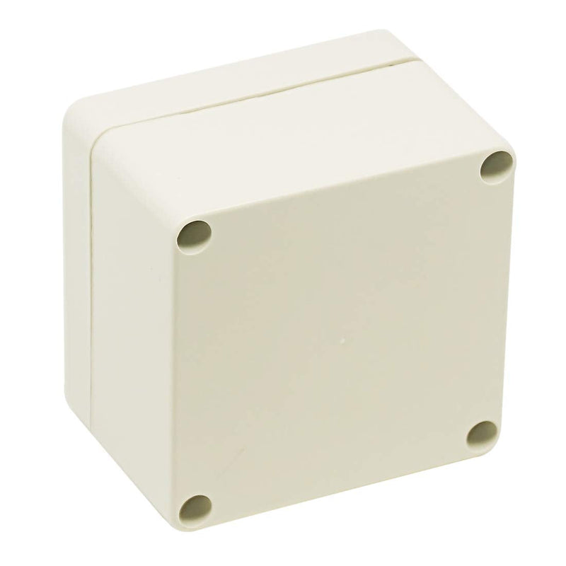 Zulkit Junction Box ABS Plastic Dustproof Waterproof IP65 Universal Electrical Boxes Project Enclosure Gray 3.3 x 3.2 x 2.2 inch (83 x 81 x 56 mm) 3.3" x 3.2" x 2.2"
