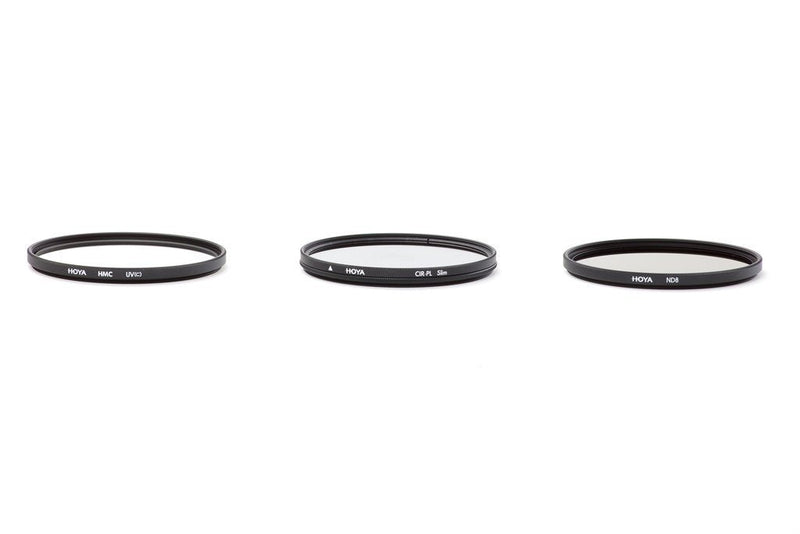 [AUSTRALIA] - Hoya 72mm (HMC UV/Circular Polarizer / ND8) 3 Digital Filter Set with Pouch 