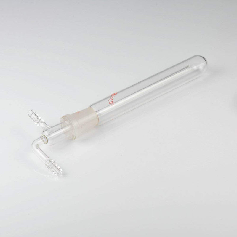 stonylab Glass Vacuum Cold Trap Bubbler with 10mm Serrated Hose, 200mm Length Below The 24/40 Joint 200 mm