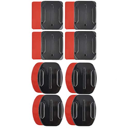 Yoogeer 12Pcs Accessories Adhesive Mount K-Hook Activity Base for Gopro Hero 3 4 5 6 7 /