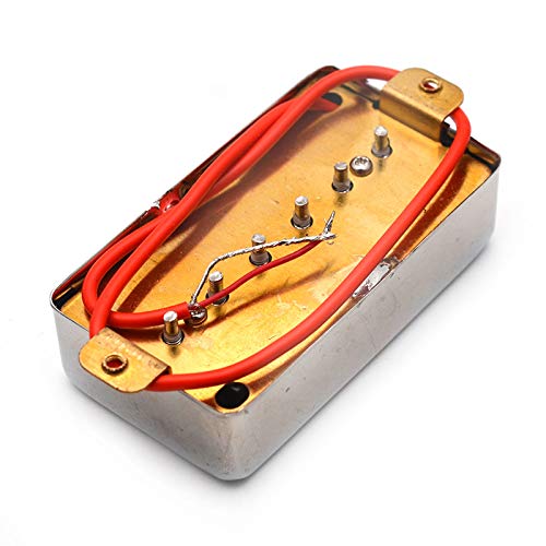 SAPHUE Electric Guitar Pickups Bridge and Neck Set for Les Paul P90 Style Humbucker Size Electric Guitar