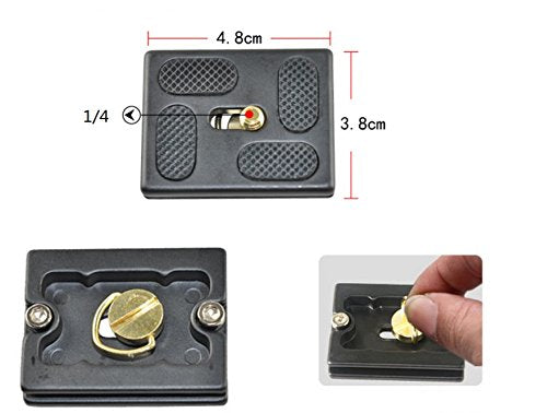 Koolehaoda Camera Tripod Ball Head 360 Degree Fluid Rotation Ballhead with Quick Release Plate for Tripod SLR Camera. Max Load: 15kg K-08