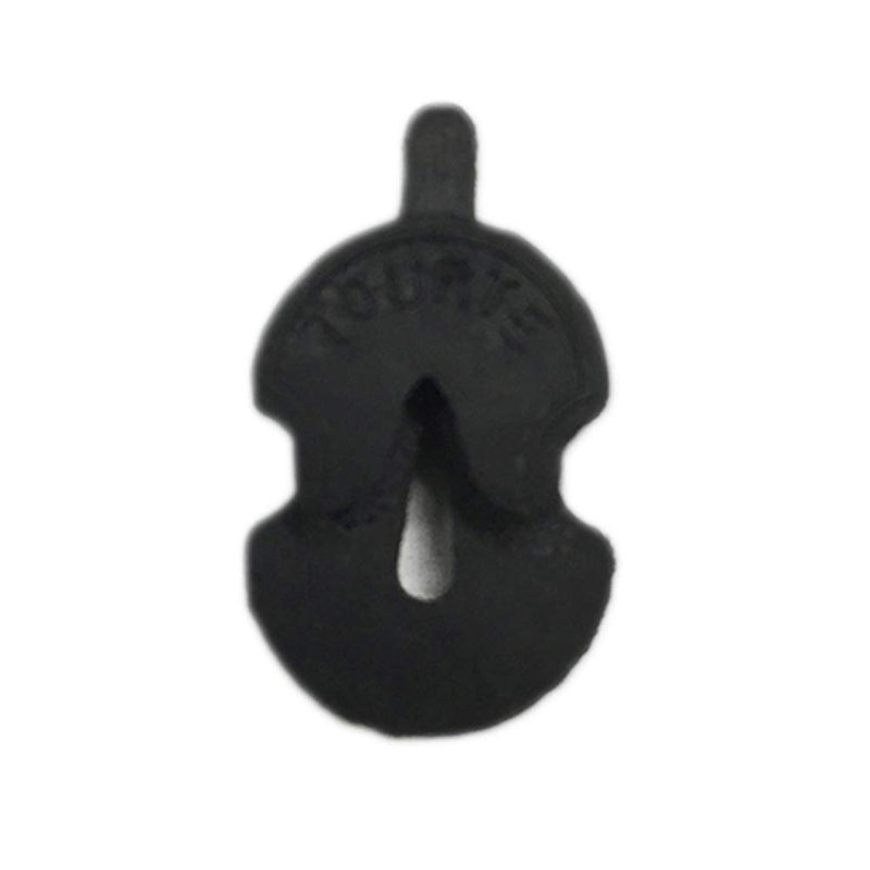 9 Tourte Style Black Rubber Mute for All Violins Small Violas Ultra Practice Silencer,