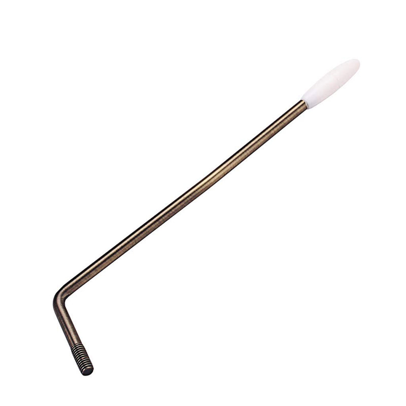 Alnicov 6mm Whammy Bar Thread Single Tremolo Arm with Tip Cap-Bronze