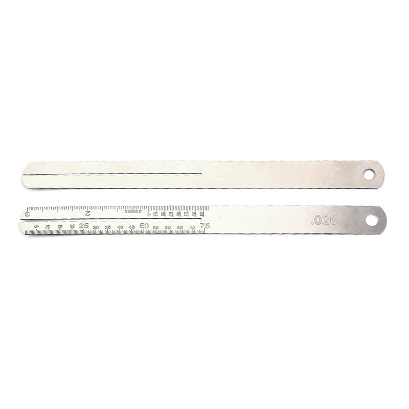 Alnicov Alnicov Guitar Fret Install Ruler,Fret Repair Tools for Guitar Bass Set of 2