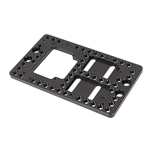 CAMVATE Aluminum Cheese Plate Battery Backboard Compatible with IDX P-V2 Quick Release V Mount Camera Plate - 2675
