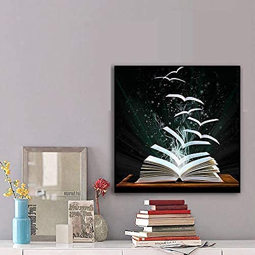 ZLJUN Diamond Painting Kit for Adults, Diamond Art Book 5D Diamond Dotz Diamond Painting Full Drill, DIY Diamond Art Painting Kits, Perfect for Relaxation and Home Wall Decor (12×12 in)