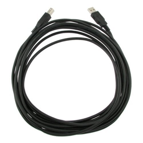 15ft USB Cable for Brother MFC-8710DW Laser Multifunction Printer/Copier/Scanner/Fax Machine - Black