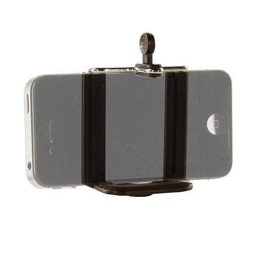 Set of 3 Smartphone and Tripod Mount Adapters for Standard ¼-20 Threaded Screw / Post - Black - 3 Pack Smartphone Mount
