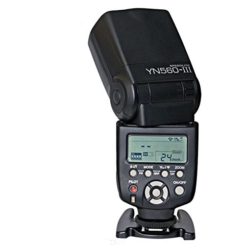Yongnuo Wireless Flash Speedlite YN560 III GN58 Built-in Trigger Receiver System Compatible with RF603 II YN560-TX II T7 77D 5DIV D5600