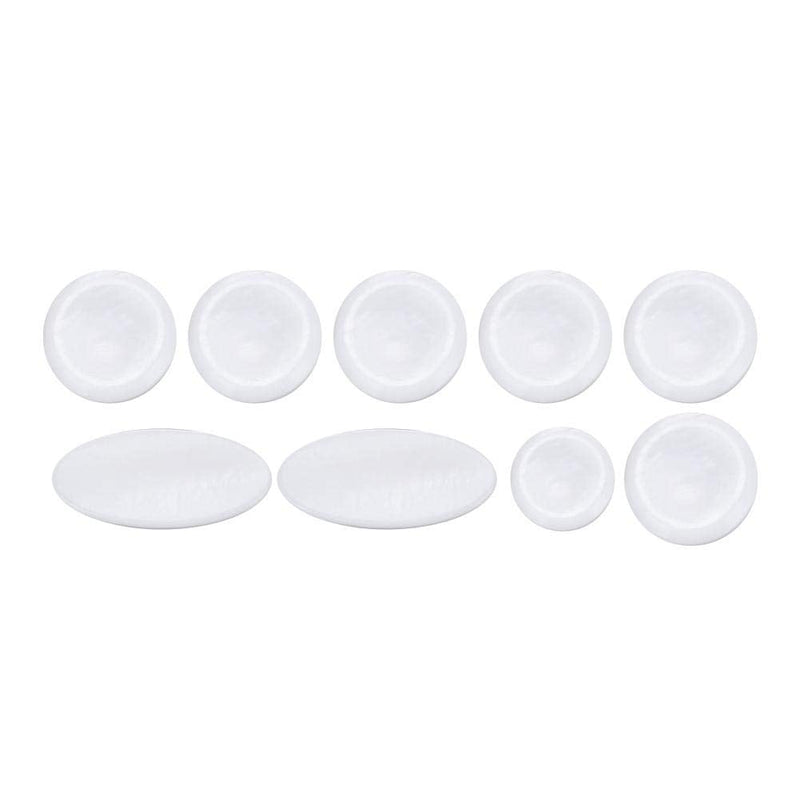 Vbestlife Sax Finger Buttons, 9Pcs/Set Exquisite Sax Key Button Inlays for Alto Tenor Soprano Saxophone Accessory