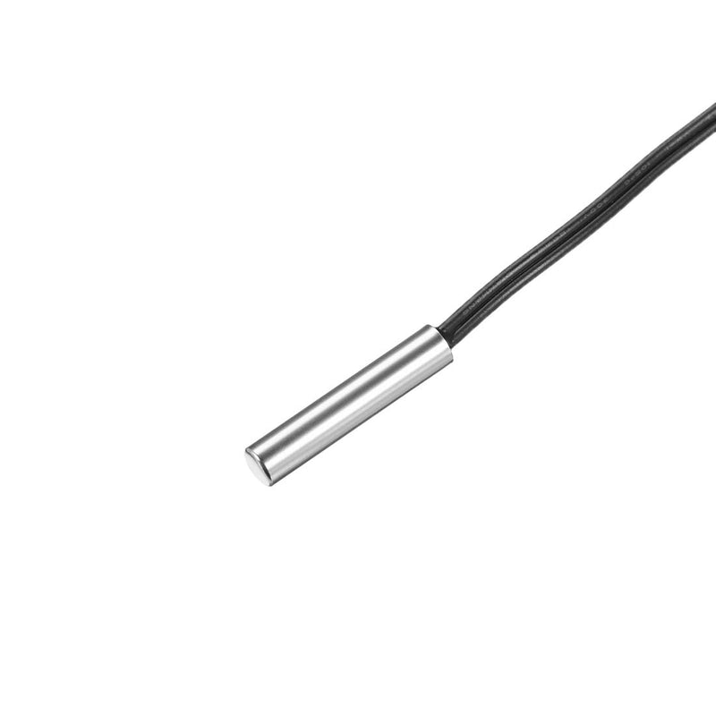uxcell 100K NTC Thermistor Probe 39.4 Inch Stainless Steel Sensitive Temperature Temp Sensor for Air Conditioner