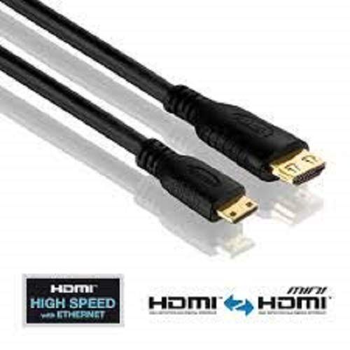 [AUSTRALIA] - Compatible/Replacement for Canon Mini C HD HDMI Cable Cord Lead HTC-100 for Most EOS + Rebel DSLR/Ixus/Powershot/Elph Digital Camera and Legria Camcorder V1.4 / High Speed with Ethernet 