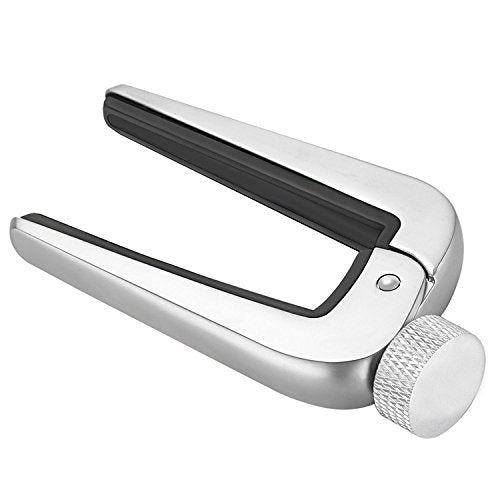 [AUSTRALIA] - WINGO Universal Guitar Capo Pro-Perfect Tension Capotraste Fits all types Guitar,Silver 