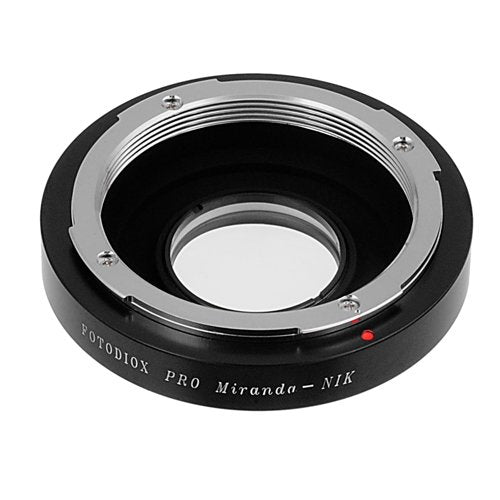 Fotodiox Pro Lens Mount Adapter, for Miranda Lens to Nikon F-Mount DSLR Cameras