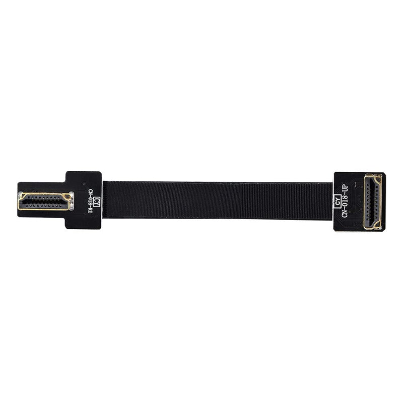 Xiwai 10CM CYFPV Dual 90 Degree Right-Up Angled HDMI Type A Male to Male HDTV FPC Flat Cable for FPV HDTV Multicopter Aerial Photography 0.1m