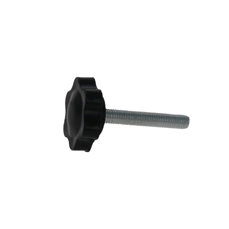 MroMax 2PCS M5x30mm Star Handle Knob Thread Replacement Tightening Screw Quick Disassembly Replacement Parts Clamping Handle Grip Screw Knob Black M5 x 30mm 25mm Head Dia