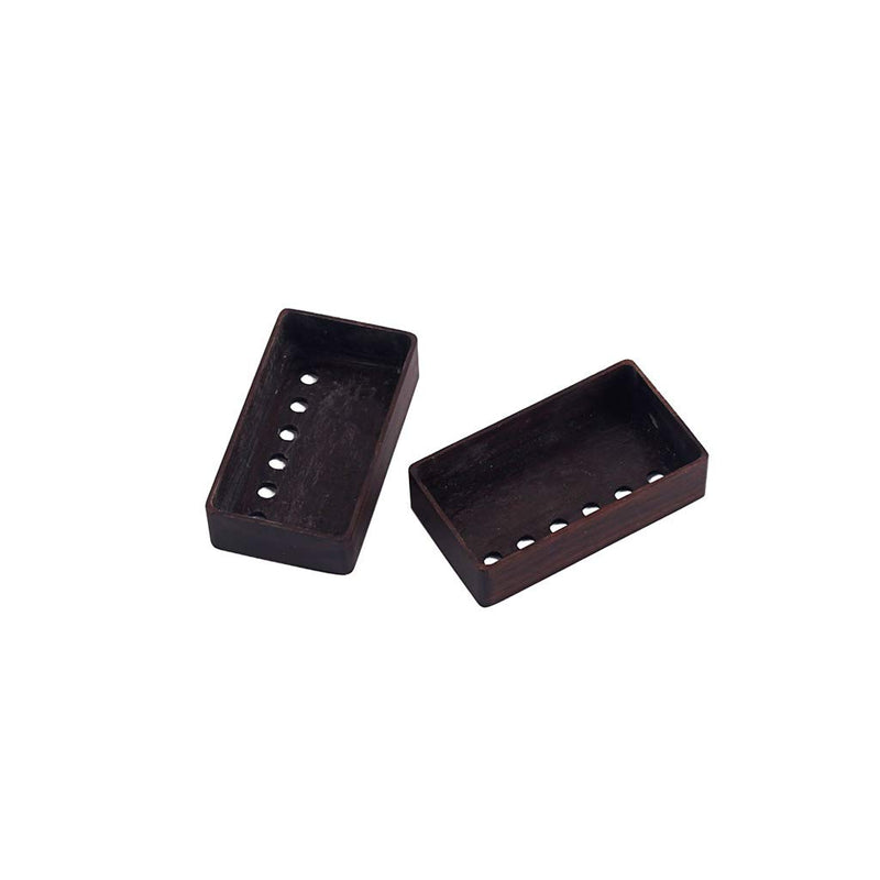 Alnicov 52mm Rosewood Humbucker Guitar Pickup Covers for Electric Guitar Bridge(2 Pieces)