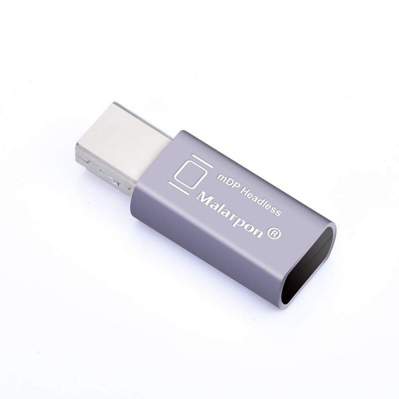 Mini DispalyPort Headless Ghost Display Emulator with Blue Light for PC 4K Mini DP Dummy Plug (fit Headless 1080@60Hz-3840x2160@17Hz) 1P MiniDP-1P