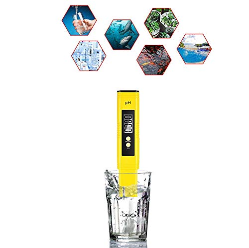 TenYua Digital ATC PH Meter 0.00~14.00 Water Fish Tank Monitor Water Quality Liquid Analyzer LCD Glass Electrode
