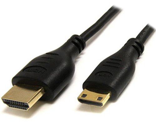 Mini HDMI Cable for Canon EOS 5D Mark II, EOS 7D, EOS 50D, EOS Rebel T1i & VIXIA: HF S10, HF S100, HF S11, HF100, HF11, HF20, HF21, HF200, HG10, HG20 Branded Master Cables