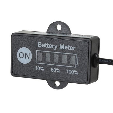 Best Gold Supplier 12V Battery Meter Lead-Acid Battery Indicator for Motorcycle Golf Carts Car Marine ATV with 5 Segments LED Indicator