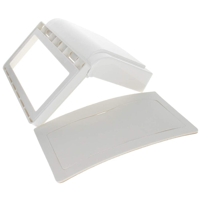 Fielect Weatherproof in Use Outlet Cover Plug Receptacle Protector for Retrofit Siding Construction White 118 Type 170x95x41mm 1Pcs