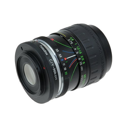 Fotodiox Lens Mount Adapter - Contax/Yashica (C/Y CY) SLR Lens to Nikon Nikkor F Mount Digital Cameras Pro