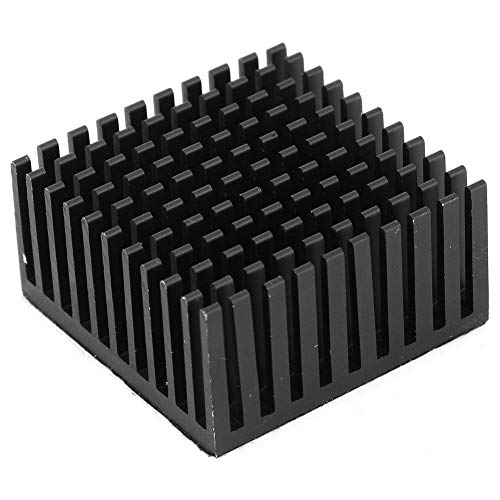 5PCS Aluminum Heat Sink Heatsink Module Cooling Fin Radiator Cooler Fin for Fan PCB Board, 40 x 20 x 40mm Heatsink Thermal (Black)