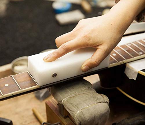 Guyker Fret Beveling File - Fret End Bevel-Flush Files Luthier Angle Tool (36 and 90 Degrees) - Low Friction Fret Leveler (1PCS, Long Length 7”) 1PCS Long 18cm (7 in)