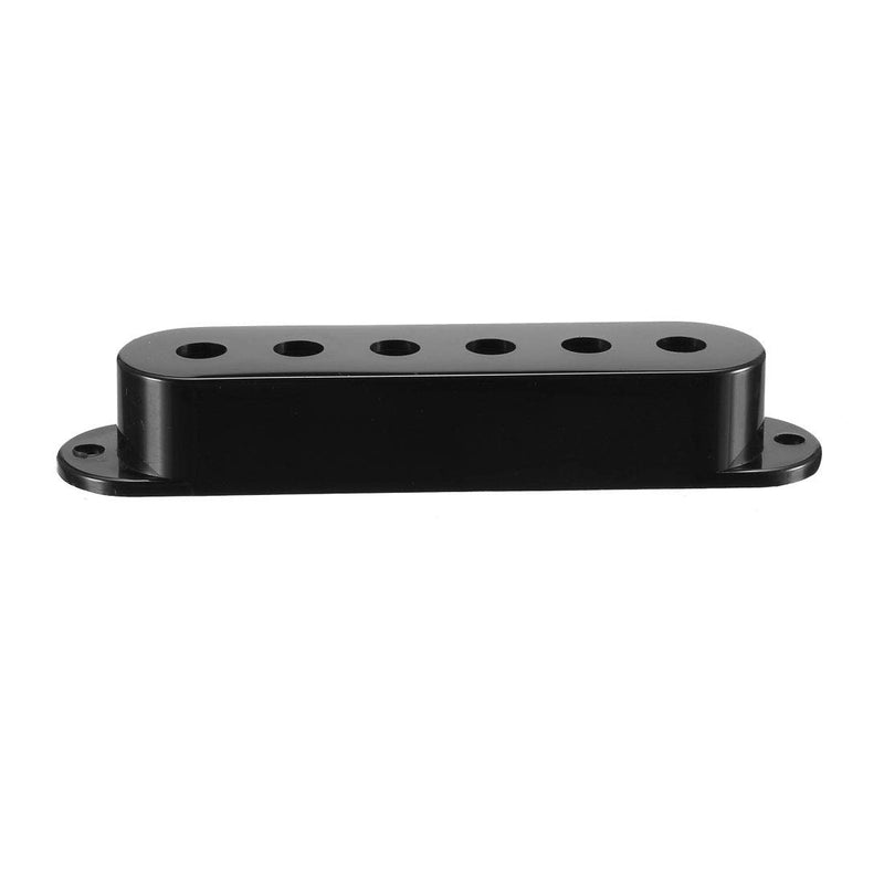 sourcing map Plastic Single Coil Pickup Cover for Stratocaster Squier Guitar Parts, Black - 52mm 3Pcs