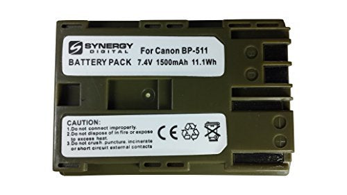 Canon EOS 40D Digital Camera Battery Lithium-Ion (1500 mAh) - Replacement for Canon BP-511 Battery