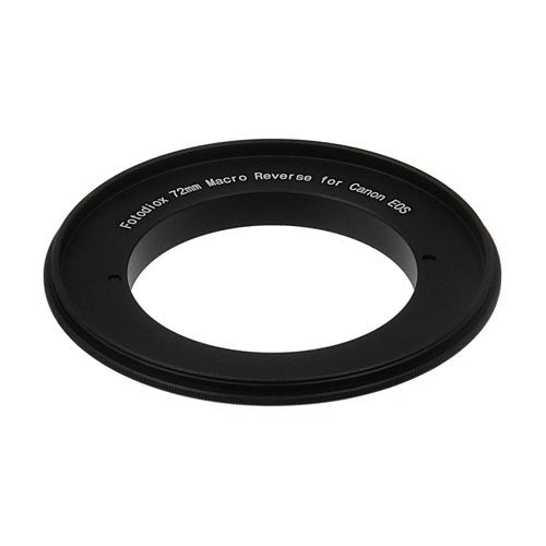 Fotodiox 72mm Macro Reverse Mount Adapter, for Canon EOS 1D, 1DS, Mark II, III, IV, 1DC, 1DX, D30, D60, 10D, 20D, 20DA, 30D, 40D, 50D, 60D, 60DA, 5D, Mark II, Mark III, 7D, Rebel XT, XTi, XSi, T1, T1i, T2i, T3, T3i, T4, T4i, C300, C500 Single