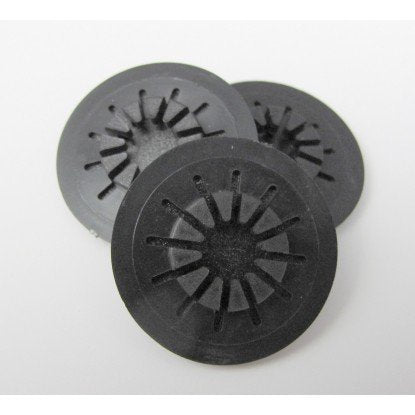 [AUSTRALIA] - Black CD Hub Center with Adhesive Backing Consumer Portable Electronics/Gadgets (100 in A Pack) Branded Master Cables Product 