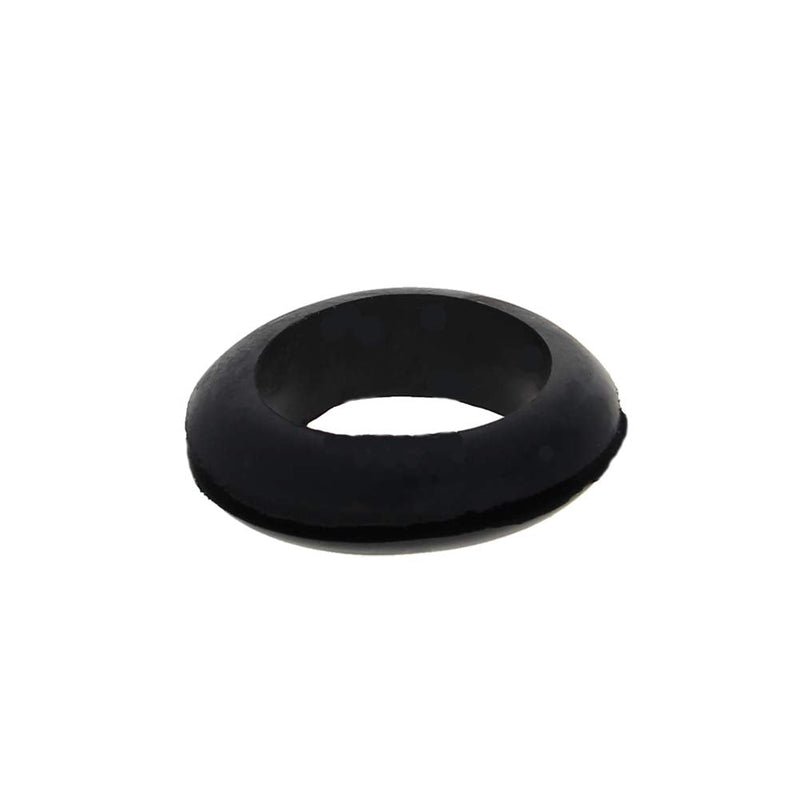 Bettomshin Rubber Grommet 15Pcs 30mm Inner Dia Oil Resistant Armature Rubber Grommets for Wiring Cable Black