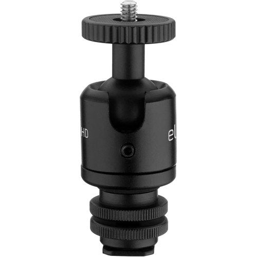 Elvid Heavy Duty Camera Shoe Mount Adapter with Ball Head for Monitors