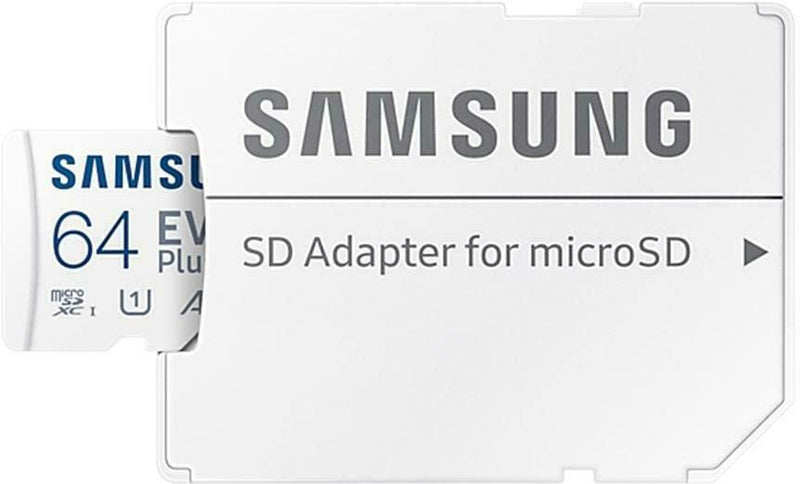 Samsung Evo Plus 64GB MicroSD XC Class 10 UHS-1 Mobile Memory Card for Samsung Galaxy J3 J1 Nxt Ace A9 A7 A5 A3 Tab A 7.0 E 8.0 View On7 On5 Z3