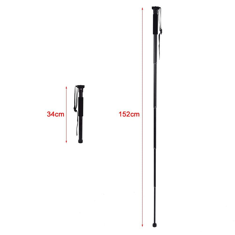 [AUSTRALIA] - Mono Pod Retractable Camera Stand,Retractable Camera Stand Stabilizer Mono Pod Photography Standing for DSLR and DV 