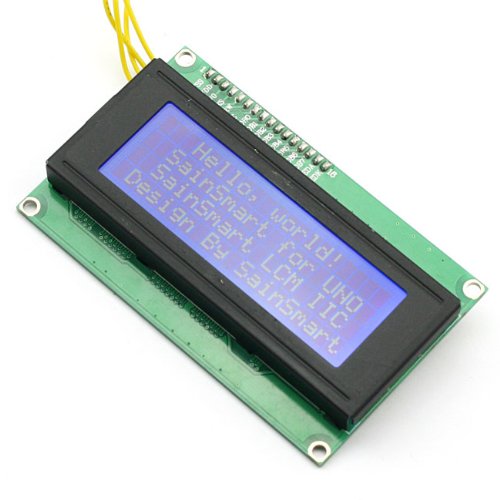 SainSmart LCD Module For Arduino 20 X 4, PCB Board, White On Blue