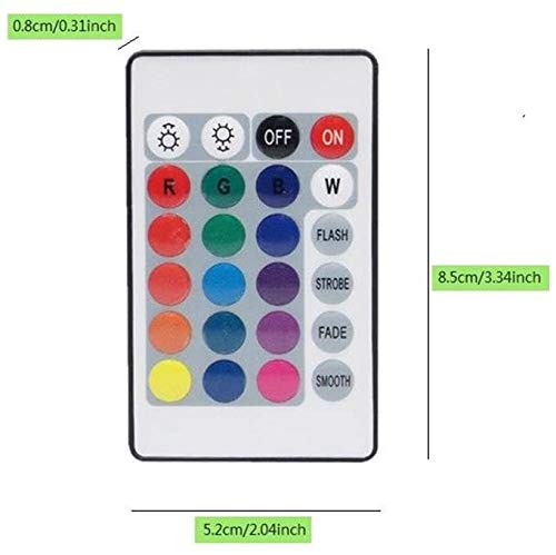 [AUSTRALIA] - RGBZONE 1m USB DC 5V Inline IR Controller with 24 Key Wireless Controller for 5050 3528 RGB LED Light Strip 