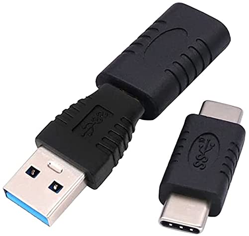 QiCheng&LYS USB-C 3.1 Male to Male,USB-C 3.1 Female to Female,USB-C Male to Type A USB 2.0 Male Adapter for for Smartphones,Tablets and Other Type-C Devices Adapters 3PCS
