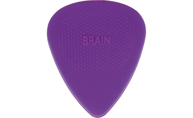 Snarling Dogs Brain Guitar Picks and Tin Box 1 Dozen .60 mm Purple