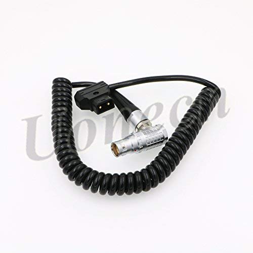 [AUSTRALIA] - Uonecn ARRI Alexa Mini Camera Power Cable Dtap to Right Angle 8 pin Female Spring Cable 