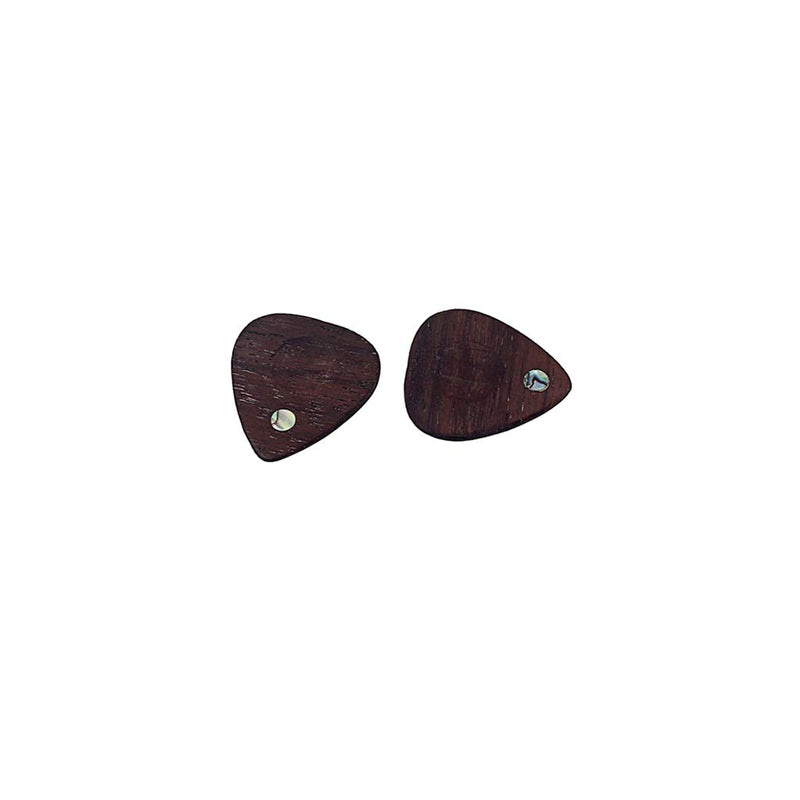 Alnicov 2Pcs rosewood Wooden Guitar Picks